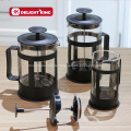 Hitzebeständiger French Press Topf aus Glas